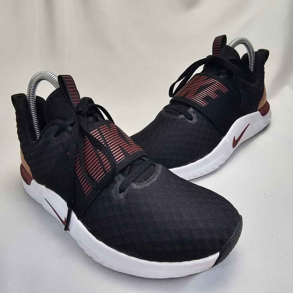 Nike Renew In-Season TR 9‎ Women's 6.5 Black Red Training Gym Shoes AR4543-010